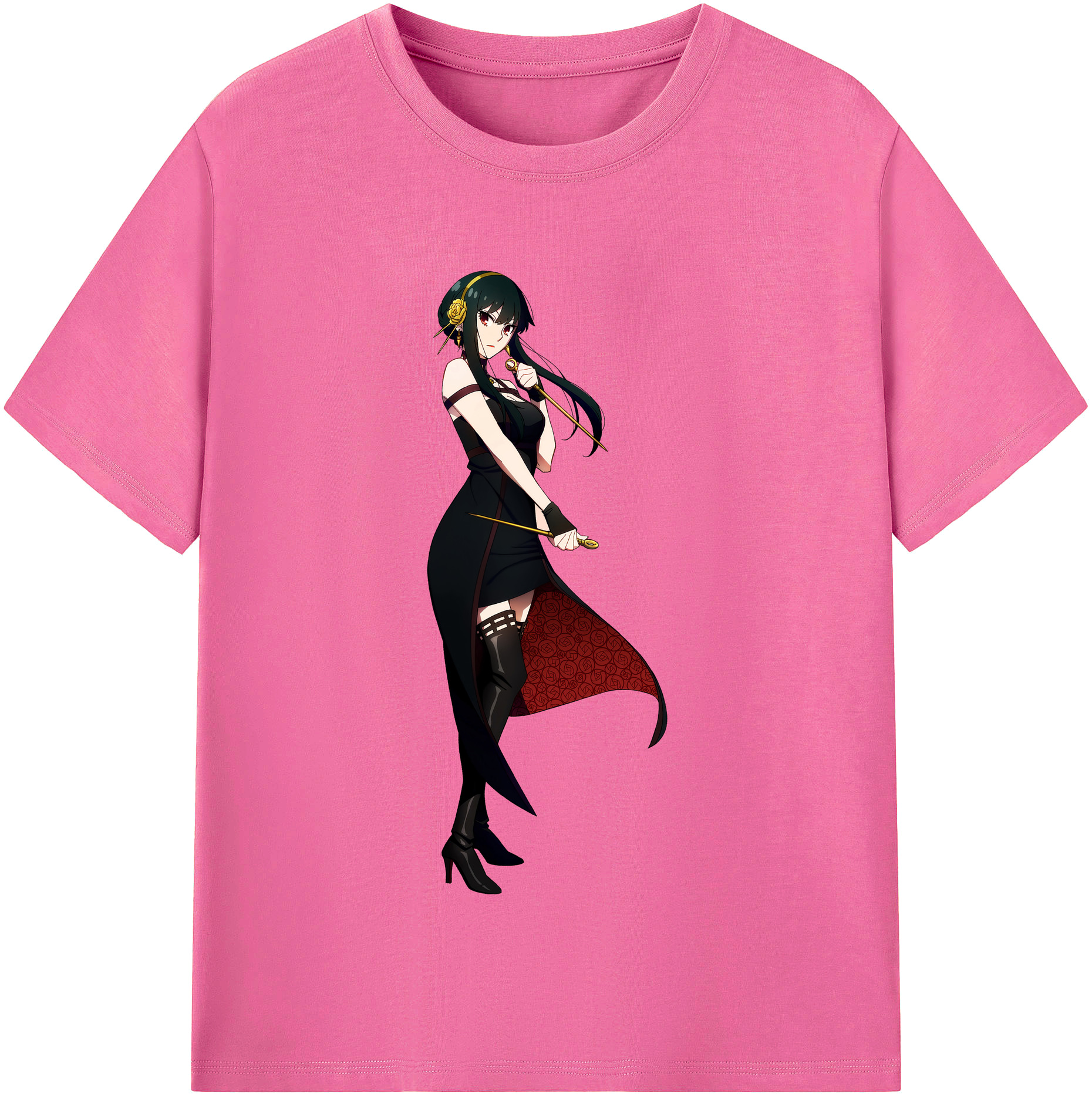 （画像用） SPY×FAMILY间谍家家酒 レディースカジュアルプリントTシャツ（綿100％）